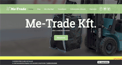 Desktop Screenshot of metrade.hu