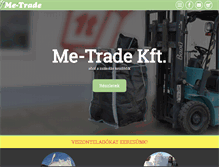 Tablet Screenshot of metrade.hu